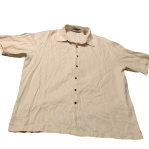 Axist Men's Beige Button-Down Shirt